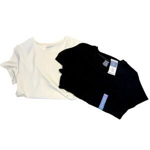 T Shirt Bundle NWT Black/ White Short Sleeve NWT Size M
